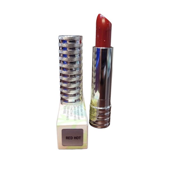 Clinique RARE DISCONTINUED ~ RED HOT Long Last Soft Matte Lipstick Full Size NEW - Picture 3 of 6